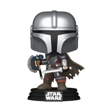 Фігурка Funko Pop Star Wars Мандалорець і Ґроґу Мандалорець зі зброєю (90824)