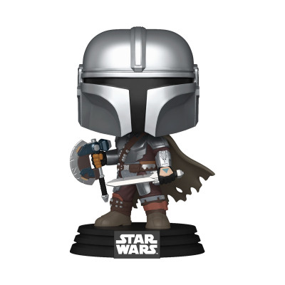 Фігурка Funko Pop Star Wars Мандалорець і Ґроґу Мандалорець зі зброєю (90824) Фігурка Funko Pop Star Wars Мандалорець і Ґроґу Мандалорець зі зброєю (90824)