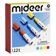 Набір маркерів Mideer зі штампами 12 шт (MD3386)