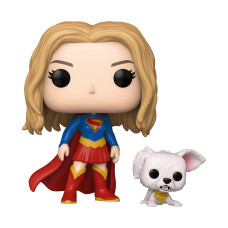 Набір фігурок Funko Pop DC Comics Суперґьорл і Крипто Суперпес (90801)