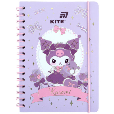​Блокнот на спіралі Kite Kuromi A5 (HK26-190-2)