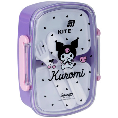 Ланчбокс з наповненням Kite Kuromi 750 мл (HK26-181-2) Ланчбокс з наповненням Kite Kuromi 750 мл (HK26-181-2)