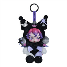 Колекційна м'яка іграшка Pop Mart Skullpanda Kuromi (SPKP-01)