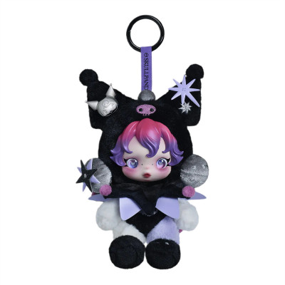 Колекційна м'яка іграшка Pop Mart Skullpanda Kuromi (SPKP-01)