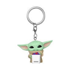 Брелок Funko Pop Star Wars Ґроґу з попкорном (90454)