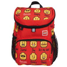 Рюкзак LEGO Lifestyle Beanie Minifigures red Today I feel (20349-2623)