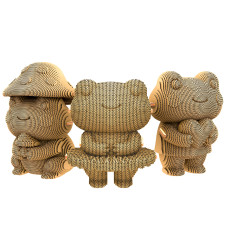 3D пазл Cartonic Froggy trio (CARTTRIOFROG)