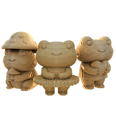 3D пазл Cartonic Froggy trio (CARTTRIOFROG)