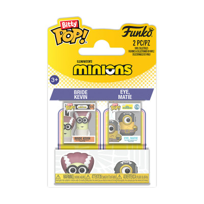 Набір фігурок Funko Bitty pop Minions Кевін і Пірат (94224) Набір фігурок Funko Bitty pop Minions Кевін і Пірат (94224)
