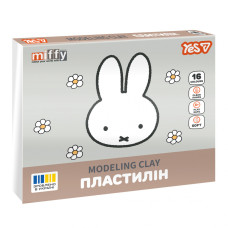 Пластилін Yes Miffy 16 кольорів (540720)