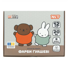 Фарби гуаш Yes Miffy 12 кольорів (230446)