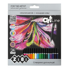 Кольорові олівці ZiBi Art Line 24 кольори (ZB.2434)