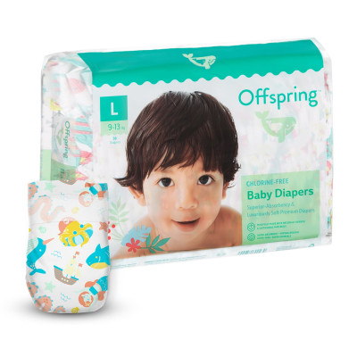 Підгузки Offspring Mystic Water, розмір L, 9-13 кг, 36 шт. Підгузки Offspring Mystic Water, розмір L, 9-13 кг, 36 шт.