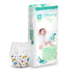 Підгузки-трусики Offspring Scriblee, розмір M, 6-11 кг, 42 шт.
