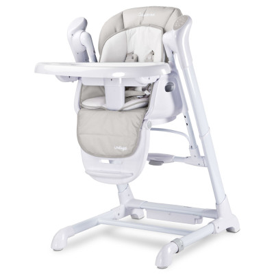 Кресло-качалка + стульчик для кормления Caretero INDIGO Light Grey в Івано-Франковську Кресло-качалка + стульчик для кормления Caretero INDIGO Light Grey в Івано-Франковську