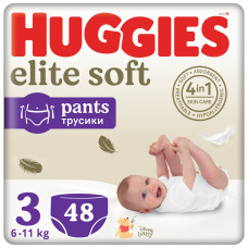 Підгузки-трусики Huggies Extra Care, розмір 3, 6-11 кг, 48 шт.