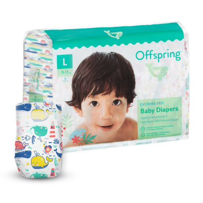Підгузки Offspring Willy the Whale, розмір L, 9-13 кг, 36 шт. в Полтаве