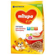 Безмолочна гречана каша Milupa, з 4 міс., 170 г Безмолочна гречана каша Milupa, з 4 міс., 170 г