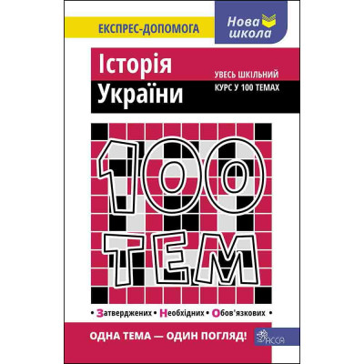 100 тем. Історія України в Чернигове
