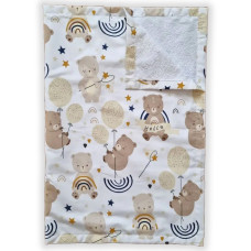 Непромокаюча пелюшка Krako Bear on a Balloon, 70х100 см Непромокаюча пелюшка Krako Bear on a Balloon, 70х100 см