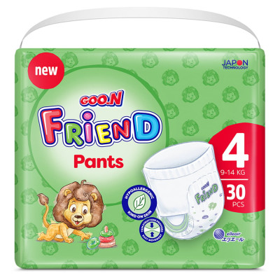 Підгузки-трусики Goo.N Friend, розмір 4, 9-14 кг, 30 шт. в Полтаве