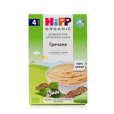 Органічна безмолочна каша HiPP Гречана, з 4 міс., 200 г