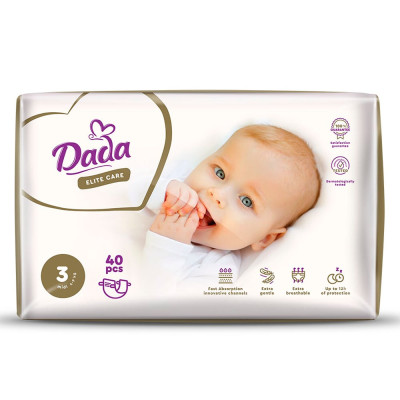 Підгузки Dada Elite Care, розмір 3, 4-9 кг, 40 шт. в Полтаве