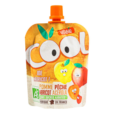 Органічний напій Vitabio Cool Fruits з яблуком, персиком та абрикосом, 90 г в Ровном Органічний напій Vitabio Cool Fruits з яблуком, персиком та абрикосом, 90 г в Ровном
