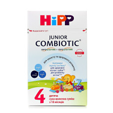 Cуха молочна суміш HiPP Combiotic Junior 4, з 18 міс., 500 г