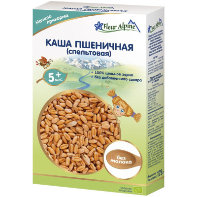 Каша Fleur Alpine Пшенична (спельтова), з 5 міс., 175 г в Ровном Каша Fleur Alpine Пшенична (спельтова), з 5 міс., 175 г в Ровном