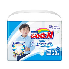 Підгузки-трусики Goo.N для хлопчика, розмір XXL, 13-25кг, 28 шт