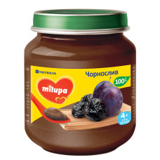 Фруктове пюре Milupa Чорнослив, з 4 міс., 125 г Фруктове пюре Milupa Чорнослив, з 4 міс., 125 г
