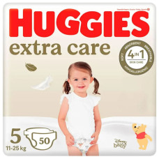 Підгузки Huggies Extra Care розмір 5, 11-25 кг, 50 шт.