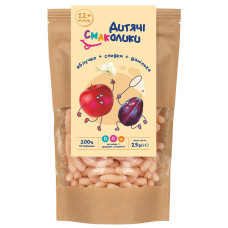 Палички неглазуровані Дитячі Смаколики Яблуко, слива та ваніль, з 12 міс., 25 г