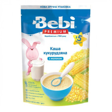 Каша молочна Bebi Premium Кукурудзяна, з 5 міс., 200 г