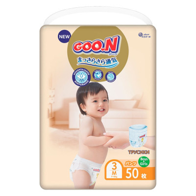 Підгузки-трусики Goo.N Premium Soft, розмір M, 7-12 кг, 50 шт.