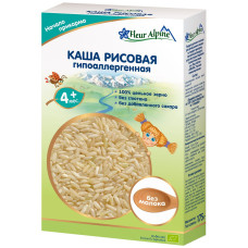 Каша гіпоалергенна Fleur Alpine Рисова, з 4 міс., 175 г