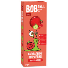 Мармелад натуральний Равлик Боб Яблуко-вишня, з 3 років, 27 г Мармелад натуральний Равлик Боб Яблуко-вишня, з 3 років, 27 г