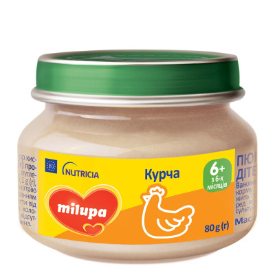 М'ясне пюре Milupa Курча, з 6 міс., 80 г в Ровном М'ясне пюре Milupa Курча, з 6 міс., 80 г в Ровном