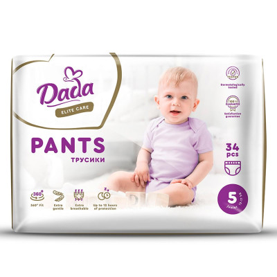 Підгузки-трусики Dada Elite Care, розмір 5, 12-17 кг, 34 шт. в Полтаве