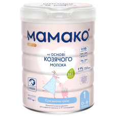Суха суміш Mамако Premium 1 на козячому молоці, з олігосахаридами, 0-6 міс., 800 г