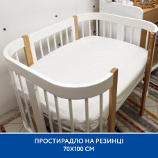 Простирадло на резинці Piccolino Sweet Dreams, 70х100 см, поплін