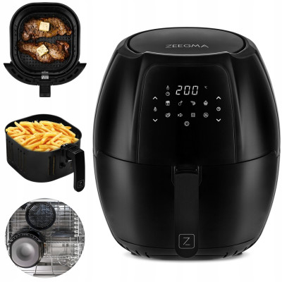 Аэрогриль Аэрофритюрница Zeegma Knapper GRAND Black в Тернополе
