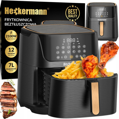 Аэрогриль Аэрофритюрница Heckermann HF 8850 7л в Виннице