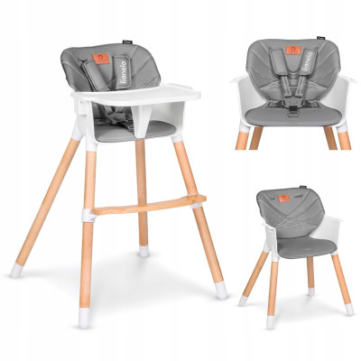 Стульчик для кормления Lionelo KOEN GREY STONE в Житомире
