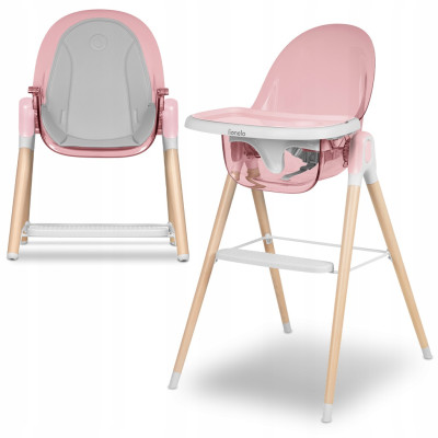 Стульчик для кормления 2в1 Lionelo Maya Pink в Полтаве