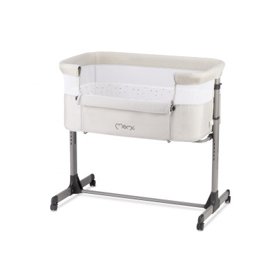 Кроватка приставная Momi Revo Light Grey