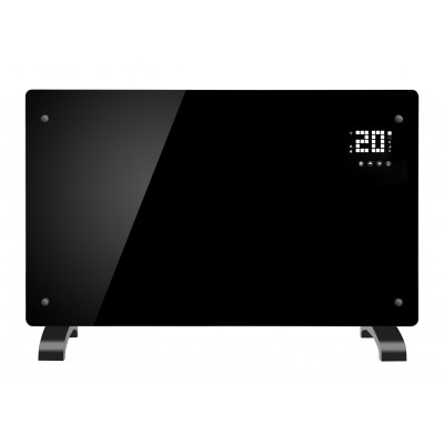Конвекторный обогреватель 2в1 Volt Polska TermoGlass Pro 2000W Wi-Fi SMART Black в Черновцах