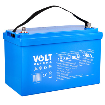 Аккумуляторная батарея Volt Polska LiFePO4 12,8V 100Ah (150А) + BMS + Bluetooth в Чернівцях